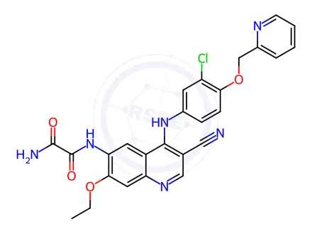 Chemical structure of Neratinib Impurity OACQ