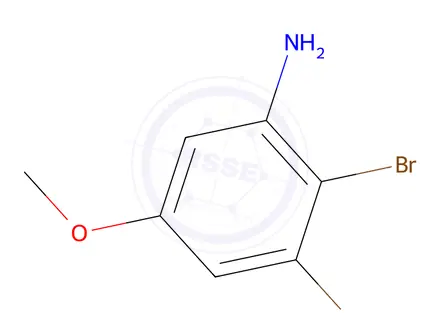 Chemical structure of 2,3-Dibromo-5-methoxybenzenamine
