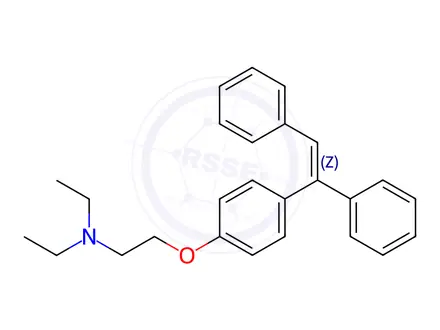Chemical structure of Clomiphene EP Impurity A