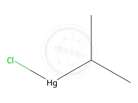 Chemical structure of isopropyl mercuric chloride