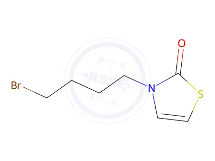 Chemical structure of 3-(4-Bromobutyl)thiazol-2(3h)-one