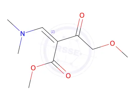 Chemical structure of (Z)-Methyl2-[(Dimethylamino)methylene]-4-methoxy-3-oxobutanoate