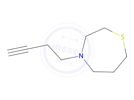 Chemical structure of 4-(But-3-yn-1-yl)-1,4-thiazepane