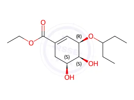 Chemical structure of Oseltamivir Phosphate Impurity 110