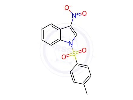Chemical structure of 3-Nitro-1-tosyl-1H-indole