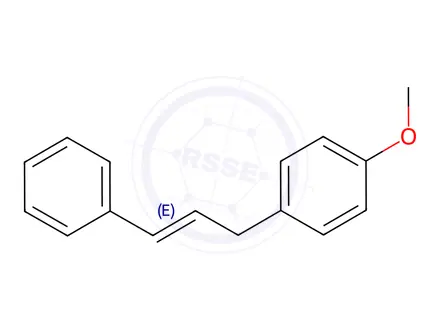 Chemical structure of 1-Methoxy-4-[(E)-3-phenylallyl]benzene