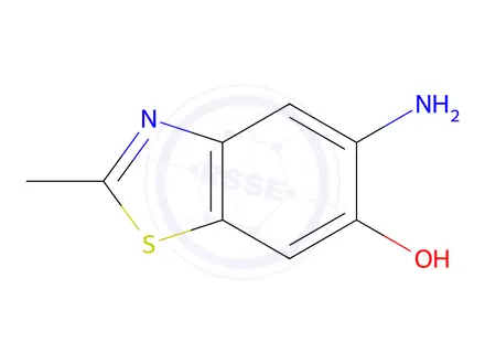 Chemical structure of 5-Amino-2-methylbenzo[d]thiazol-6-ol