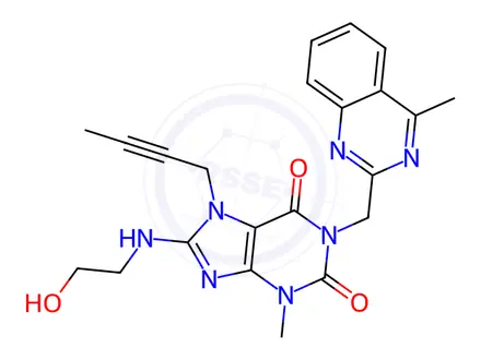 Chemical structure of Linagliptin EP Impurity B
