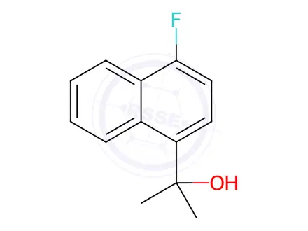 Chemical structure of 2-(4-fluoronaphthalen-1-yl)propan-2-ol