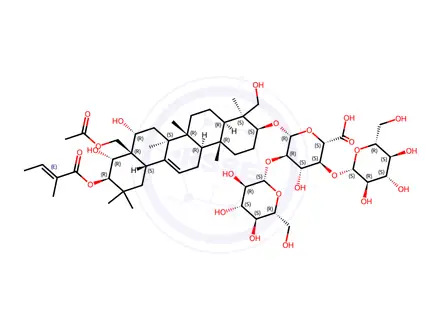 Chemical structure of Escin Impurity 3(Isoescin IA)