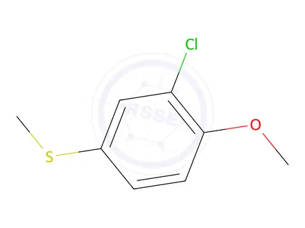 Chemical structure of 2-Chloro-1-methoxy-4-(methylthio)benzene
