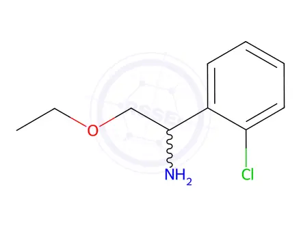 Chemical structure of 1-(2-chlorophenyl)-2-ethoxyethanamine