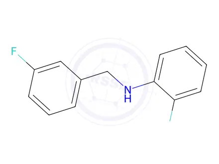 Chemical structure of 2-Fluoro-N-(3-fluorobenzyl)aniline