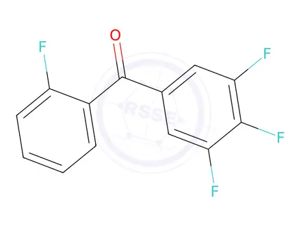 Chemical structure of 2,3,4,5-Tetrafluorobenzophenone