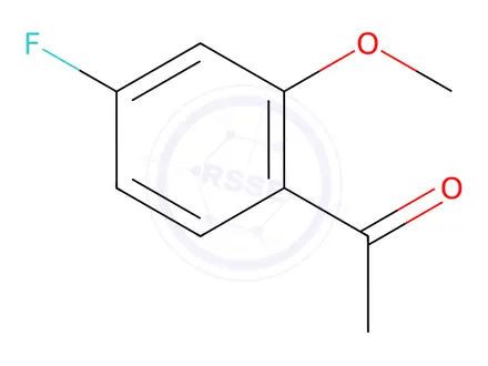 Chemical structure of 4'-Fluoro-2'-methoxyacetophenone