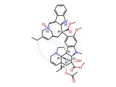Chemical structure of Vinorelbine EP Impurity D (Free Base)