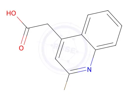 Chemical structure of 2-(2-Bromoquinolin-4-yl)acetic acid