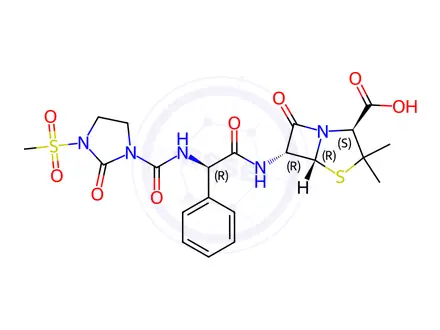 Chemical structure of Mezlocillin