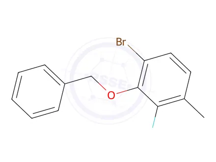 Chemical structure of 2-(Benzyloxy)-1-bromo-3-fluoro-4-methylbenzene