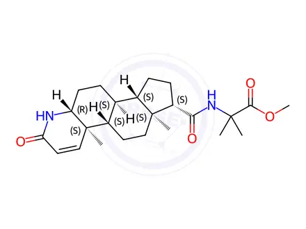 Chemical structure of Finasteride Impurity 70