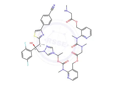 Chemical structure of Isavuconazole Impurity 18