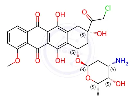 Chemical structure of Doxorubicin Impurity 60