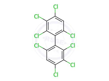 Chemical structure of 2,2',3,3',4,4',6,6'-Octachlorobiphenyl