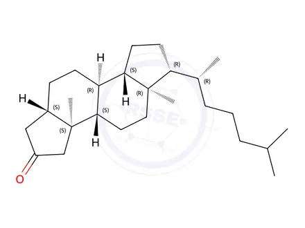 Chemical structure of A-Nor-5α-cholestan-2-one