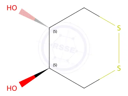 Chemical structure of trans-4,5-Dihydroxy-1,2-dithiane