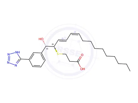 Chemical structure of Sulukast