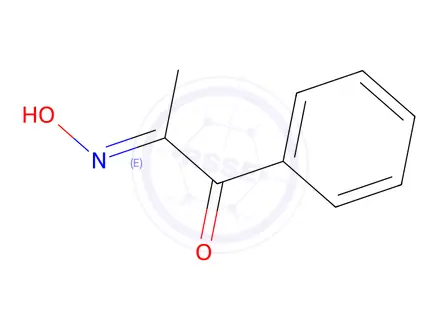 Chemical structure of α-Isonitrosopropiophenone