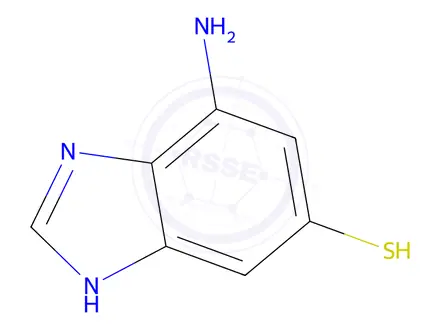 Chemical structure of 4-Amino-1H-benzo[d]imidazole-6-thiol