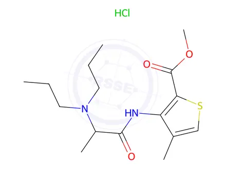 Chemical structure of Articaine EP Impurity H HCl
