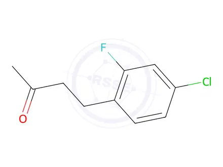 Chemical structure of 4-(4-chloro-2-fluorophenyl)butan-2-one