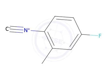 Chemical structure of Benzene, 4-fluoro-1-isocyano-2-methyl-(9CI)