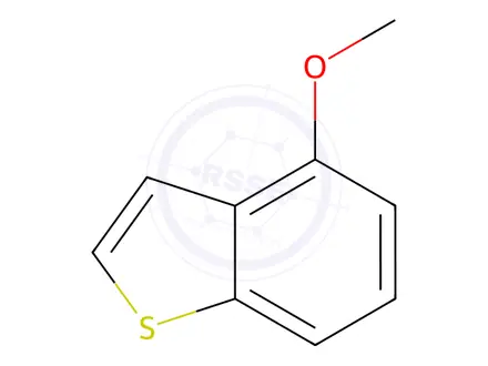 Chemical structure of Benzo[b]thiophene,4-Methoxy-