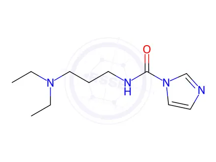 Chemical structure of n-(3-(Diethylamino)propyl)-1h-imidazole-1-carboxamide