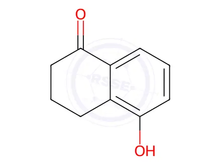 Chemical structure of 5-Hydroxy-1-tetralone