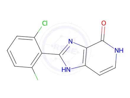 Chemical structure of 2-(2,6-Dichlorophenyl)-1H-imidazo[4,5-c]pyridin-4-ol