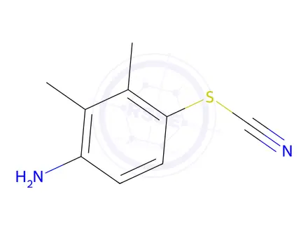 Chemical structure of 2,3-Dimethyl-4-thiocyanatoaniline