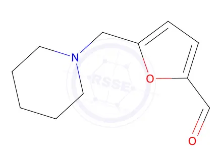 Chemical structure of 5-(Piperidin-1-ylmethyl)furan-2-carbaldehyde