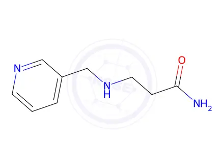 Chemical structure of 3-((Pyridin-3-ylmethyl)amino)propanamide