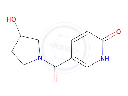 Chemical structure of (6-Hydroxypyridin-3-yl)(3-hydroxypyrrolidin-1-yl)methanone