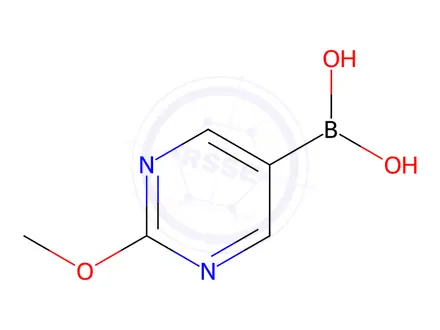 Chemical structure of 2-Methoxypyrimidine-5-boronic acid