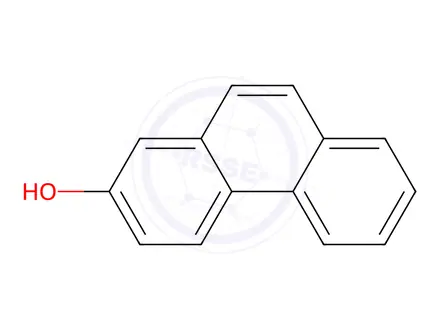 Chemical structure of 2-Hydroxyphenanthrene