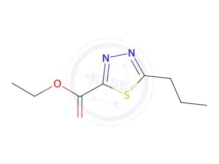 Chemical structure of Ethyl 5-propyl-1,3,4-thiadiazole-2-carboxylate