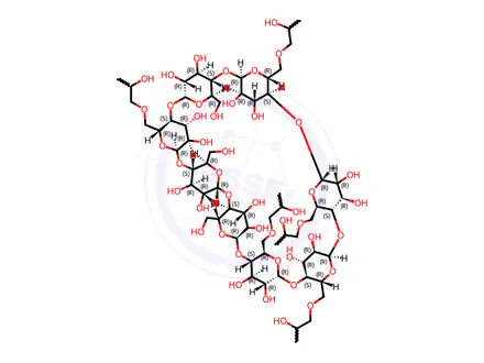 Chemical structure of (2-Hydroxypropyl)-γ-cyclodextrin