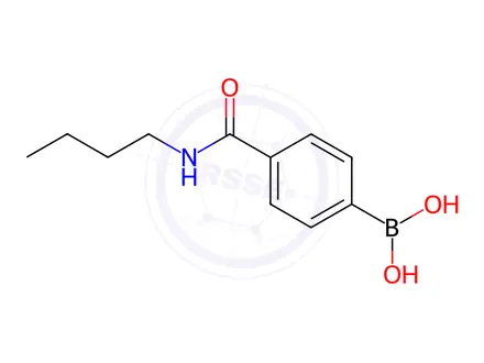 Chemical structure of (4-(Butylcarbamoyl)phenyl)boronic acid