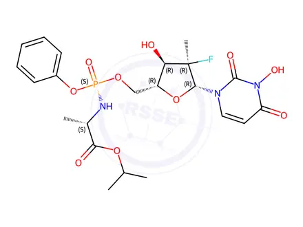 Chemical structure of N-Hydroxy Sofosbuvir Impurity