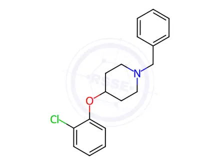 Chemical structure of 1-Benzyl-4-(2-chlorophenoxy)piperidine